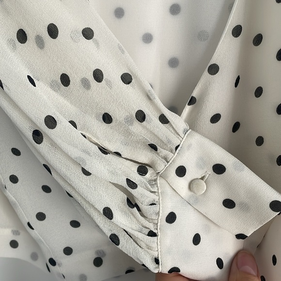 100% silk blouse, Club Monaco | extra small - Picture 2 of 5